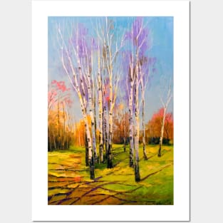 Spring birch Posters and Art